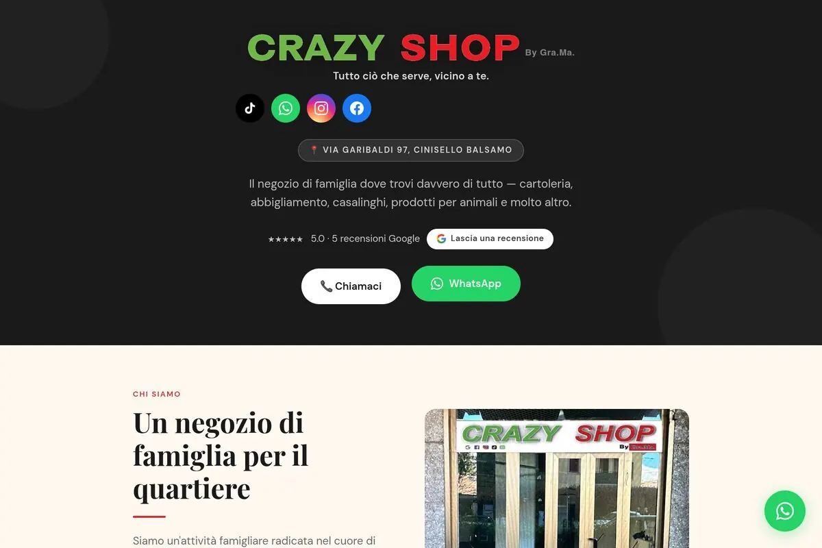 Crazy Shop — Cinisello Balsamo
